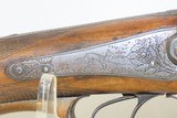 Antique GOLD INLAID German CHRISTOPH FUNK Double Barrel SxS HAMMER Shotgun
BEAUTIFULLY ENGRAVED 16 Gauge Germanic Fowling Piece! - 16 of 23
