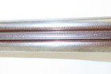 Antique W.W. GREENER Double Barrel Side x Side HAMMERLESS Damascus ShotgunTreble Wedge Fast - 10 of 20