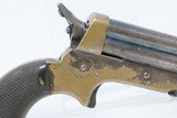 Antique CIVIL WAR Era C. SHARPS Model 2 .30 Cal. Rimfire PEPPERBOX Revolver 4-Shot Self Defense Pocket Gun - 18 of 19
