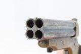 Antique CIVIL WAR Era C. SHARPS Model 2 .30 Cal. Rimfire PEPPERBOX Revolver 4-Shot Self Defense Pocket Gun - 10 of 19