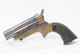Antique CIVIL WAR Era C. SHARPS Model 2 .30 Cal. Rimfire PEPPERBOX Revolver 4-Shot Self Defense Pocket Gun - 2 of 19