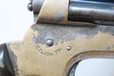 Antique CIVIL WAR Era C. SHARPS Model 2 .30 Cal. Rimfire PEPPERBOX Revolver 4-Shot Self Defense Pocket Gun - 15 of 19