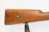 SWEDISH CARL GUSTAF Model 1896 6.5mm Caliber C&R MAUSER Bolt Action RIFLE1899 Dated with FLASH SUPPRESSOR & LEATHER SLING - 3 of 25