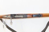 SWEDISH CARL GUSTAF Model 1896 6.5mm Caliber C&R MAUSER Bolt Action RIFLE1899 Dated with FLASH SUPPRESSOR & LEATHER SLING - 15 of 25