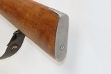SWEDISH CARL GUSTAF Model 1896 6.5mm Caliber C&R MAUSER Bolt Action RIFLE1899 Dated with FLASH SUPPRESSOR & LEATHER SLING - 25 of 25