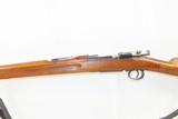 SWEDISH CARL GUSTAF Model 1896 6.5mm Caliber C&R MAUSER Bolt Action RIFLE1899 Dated with FLASH SUPPRESSOR & LEATHER SLING - 22 of 25
