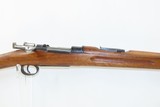 SWEDISH CARL GUSTAF Model 1896 6.5mm Caliber C&R MAUSER Bolt Action RIFLE1899 Dated with FLASH SUPPRESSOR & LEATHER SLING - 4 of 25