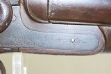 Antique Factory Engraved C.G. BONEHILL 12 Gauge SIDE x SIDE HAMMER Shotgun
ENGRAVED English Double Barrel - 12 of 18