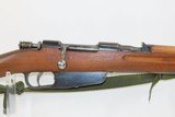WORLD WAR II Era Italian CARCANO Model 1938 7.35mm Cal. C&R INFANTRY RifleFINNISH “SA” Marked Military Rifle w/SLING - 4 of 20