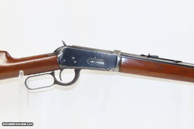 c1920 mfr. WINCHESTER Model 94 .30-30 WCF Lever Action Rifle C&R 1/2 Magazine 1920s, Round Barrel, Crescent Butt Plate - Image 18 of 21