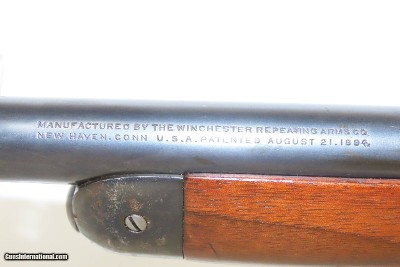 c1920 mfr. WINCHESTER Model 94 .30-30 WCF Lever Action Rifle C&R 1/2 Magazine 1920s, Round Barrel, Crescent Butt Plate - Image 7 of 21