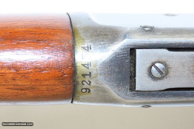 c1920 mfr. WINCHESTER Model 94 .30-30 WCF Lever Action Rifle C&R 1/2 Magazine 1920s, Round Barrel, Crescent Butt Plate - Image 8 of 21