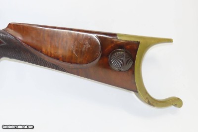 Antique JOHN WURFFLEIN .415 Caliber Percussion TARGET Rifle Schuetzen Phila Philadelphia, Pennsylvania Precision Long Rifle - Image 14 of 18