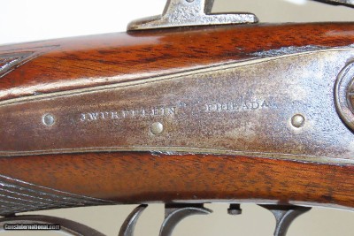 Antique JOHN WURFFLEIN .415 Caliber Percussion TARGET Rifle Schuetzen Phila Philadelphia, Pennsylvania Precision Long Rifle - Image 6 of 18