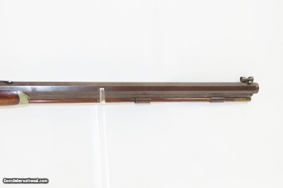 Antique JOHN WURFFLEIN .415 Caliber Percussion TARGET Rifle Schuetzen Phila Philadelphia, Pennsylvania Precision Long Rifle - Image 5 of 18