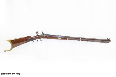 Antique JOHN WURFFLEIN .415 Caliber Percussion TARGET Rifle Schuetzen Phila Philadelphia, Pennsylvania Precision Long Rifle - Image 2 of 18