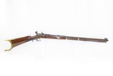 Antique JOHN WURFFLEIN .415 Caliber Percussion TARGET Rifle Schuetzen Phila Philadelphia, Pennsylvania Precision Long Rifle - 2 of 18