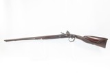 ENGRAVED Antique CHERET of PARIS Double Barrel Side/Side FLINTLOCK Shotgun225+ Year Old Shotgun w/ CHECKERED STOCK - 2 of 17
