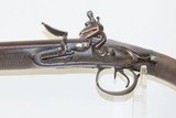 ENGRAVED Antique CHERET of PARIS Double Barrel Side/Side FLINTLOCK Shotgun225+ Year Old Shotgun w/ CHECKERED STOCK - 4 of 17