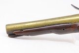 Antique Pre-1813 ENGLISH Brass Barrel .58 Cal. MANSTOPPER FLINTLOCK Pistol
Late 1700s/Early 1800s PRIVATE PROOFED Pistol - 17 of 17