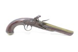 Antique Pre-1813 ENGLISH Brass Barrel .58 Cal. MANSTOPPER FLINTLOCK Pistol
Late 1700s/Early 1800s PRIVATE PROOFED Pistol - 2 of 17