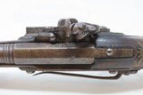 c1700s BRESCIAN ITALIAN Style Antique .50 Cal. FLINT SNAPHAUNCE Belt Pistol ENGRAVED Mid-18th Century SNAPHAUNCE FLINTLOCK Pistol - 7 of 15