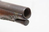 c1700s BRESCIAN ITALIAN Style Antique .50 Cal. FLINT SNAPHAUNCE Belt Pistol ENGRAVED Mid-18th Century SNAPHAUNCE FLINTLOCK Pistol - 5 of 15