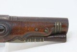 c1700s BRESCIAN ITALIAN Style Antique .50 Cal. FLINT SNAPHAUNCE Belt Pistol ENGRAVED Mid-18th Century SNAPHAUNCE FLINTLOCK Pistol - 4 of 15