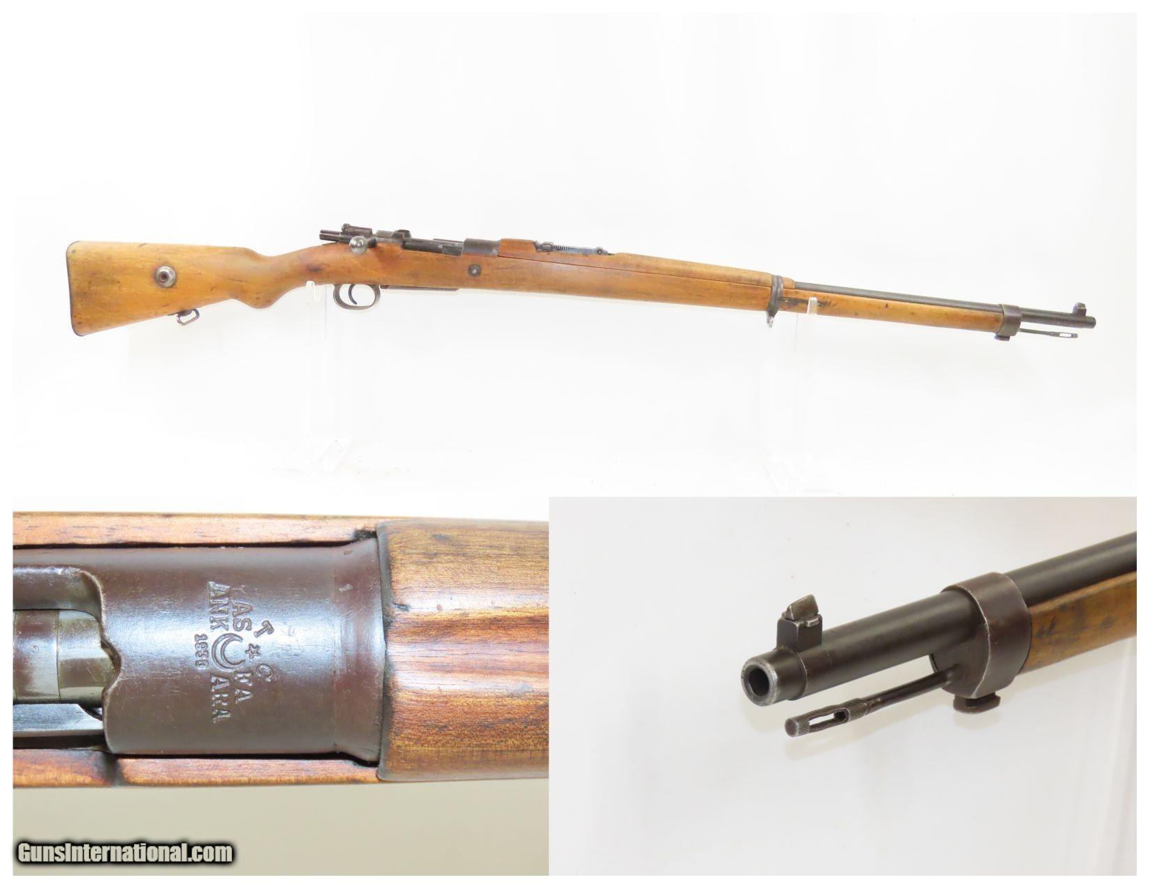 World War Ii Era Turkish Ankara Model 98 8x57mm Caliber Mauser Rifle C 