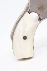 SMITH & WESSON 2nd Model NEW DEPARTURE .32 Safety Hammerless REVOLVER C&R6-Shot ‘LEMMON SQUEEZER” with PEARL GRIP - 18 of 20