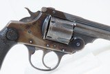 IVER JOHNSON ARMS Double Action SAFETY AUTOMATIC .38 Caliber Revolver C&RMade Circa the Early 1900s w/LEATHER HOLSTER - 20 of 21