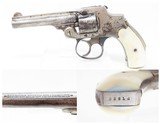 SMITH & WESSON 1st Model .32 Caliber Safety Hammerless C&R “LEMON SQUEEZER” 1st Model 6-Shot Revolver Conceal Carry w/PEARL GRIPS - 1 of 20