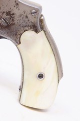 SMITH & WESSON 1st Model .32 Caliber Safety Hammerless C&R “LEMON SQUEEZER” 1st Model 6-Shot Revolver Conceal Carry w/PEARL GRIPS - 3 of 20