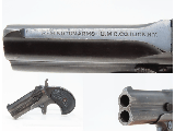 REMINGTON ARMS-U.M.C. Type III Double DERINGER .41 Cal. Rimfire C&R PISTOLLong-Lived American Conceal and Carry Pistol - 1 of 14