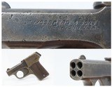 Nice MOSSBERG “BROWNIE” Four Barrel .22 Caliber Rimfire DERINGER Pistol C&R O.F. Mossberg’s FIRST GUN/PISTOL Produced - 1 of 17