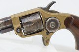 Antique COLT “NEW LINE” .22 Caliber Rimfire ETCHED PANEL Pocket Revolver
Nickel Plated SELF DEFENSE Hideout Revolver - 4 of 17