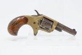 Antique COLT “NEW LINE” .22 Caliber Rimfire ETCHED PANEL Pocket Revolver
Nickel Plated SELF DEFENSE Hideout Revolver - 14 of 17
