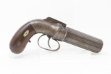 c1840s mfr. BROADWAY NYC ALLEN & THURBER .32 Cal PEPPERBOX Revolver Antique J.G. Bolen NEW YORK RETAILER Marked - 14 of 17