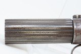 c1840s mfr. BROADWAY NYC ALLEN & THURBER .32 Cal PEPPERBOX Revolver Antique J.G. Bolen NEW YORK RETAILER Marked - 5 of 17