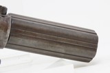 c1840s mfr. BROADWAY NYC ALLEN & THURBER .32 Cal PEPPERBOX Revolver Antique J.G. Bolen NEW YORK RETAILER Marked - 17 of 17