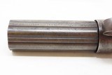 c1840s mfr. BROADWAY NYC ALLEN & THURBER .32 Cal PEPPERBOX Revolver Antique J.G. Bolen NEW YORK RETAILER Marked - 13 of 17