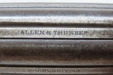 c1840s mfr. BROADWAY NYC ALLEN & THURBER .32 Cal PEPPERBOX Revolver Antique J.G. Bolen NEW YORK RETAILER Marked - 6 of 17