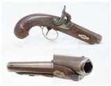 c1850s Antique DERINGER .38 Caliber Percussion Pistol ENGRAVED 1850s ENGRAVED Self Defense Pistol! - 1 of 17