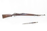 STEYR Model 12/61 CHILEAN Contract 7.62x51mm Cal. MAUSER INFANTRY Rifle C&R AUSTRIAN MADE Contract Rifle w/CHILEAN CREST & BAYONET - 2 of 22
