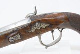 BRACE of FRENCH Antique MARTIAL Pistols Flintlock to Percussion Conversions .60 Caliber Swamped Octagonal Barrels - 19 of 25