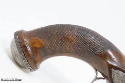 BRACE of FRENCH Antique MARTIAL Pistols Flintlock to Percussion Conversions .60 Caliber Swamped Octagonal Barrels - Image 22 of 25