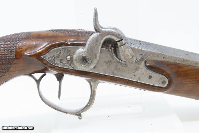 BRACE of FRENCH Antique MARTIAL Pistols Flintlock to Percussion Conversions .60 Caliber Swamped Octagonal Barrels - Image 5 of 25