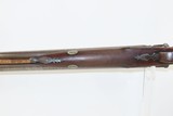 Antique CASED & Engraved MANTON Percussion DOUBLE BARREL SxS HAMMER Shotgun Early to Mid-19th Century European 14 Gauge Side by Side - 9 of 25
