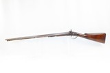 Antique CASED & Engraved MANTON Percussion DOUBLE BARREL SxS HAMMER Shotgun Early to Mid-19th Century European 14 Gauge Side by Side - 3 of 25