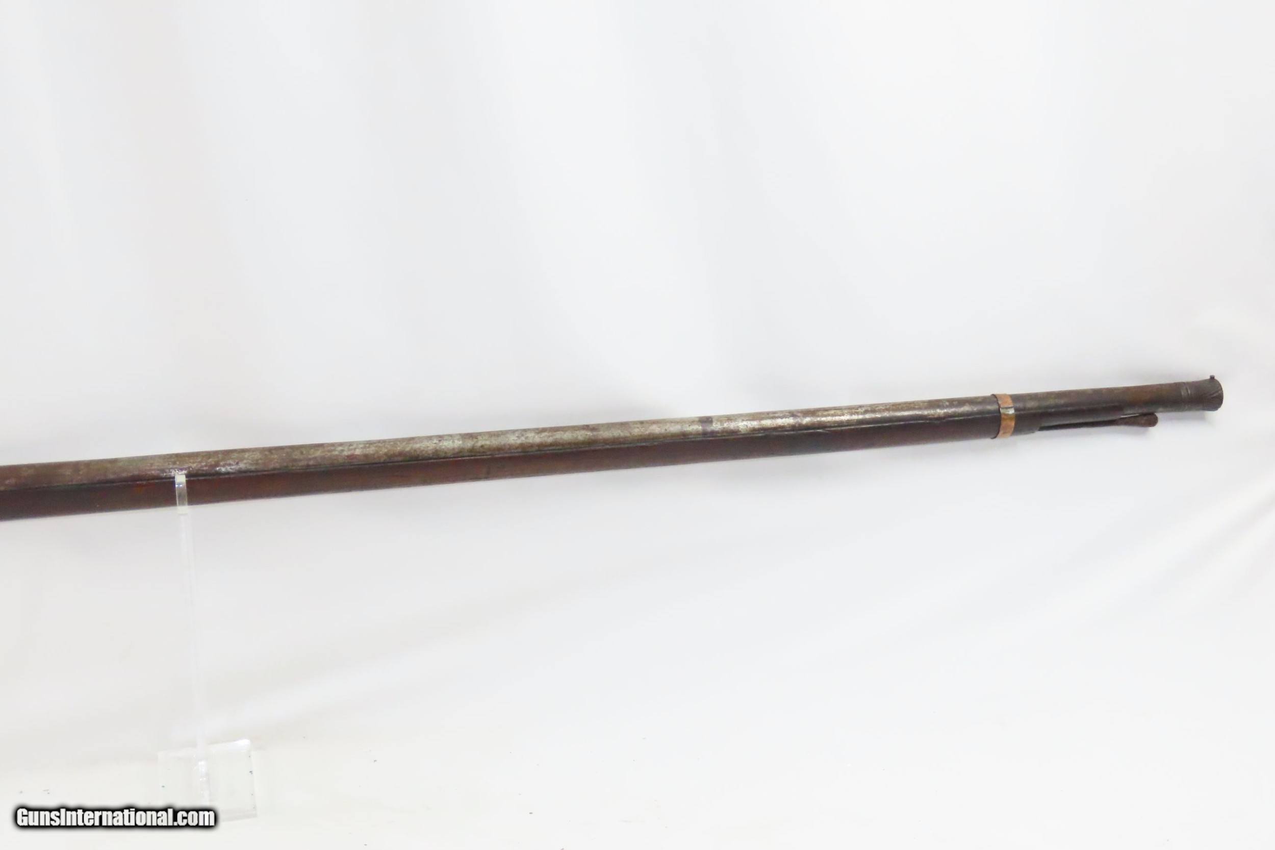 MASSIVE 1700s Antique TORADAR MATCHLOCK Smooth Bore .60 Caliber Musket ...